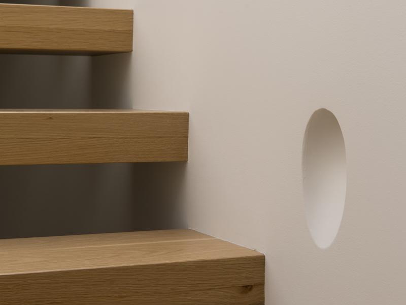 Engineered American Oak Flooring with Solid American Oak Stairs 12
